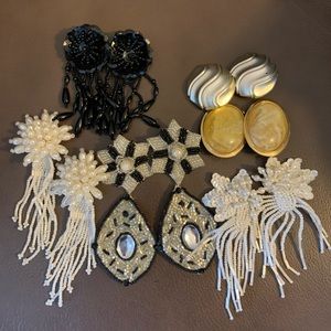 Vintage 1980’s Designer Earrings Bundle